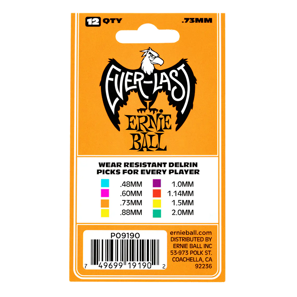 Ernie Ball Everlast 0.73mm - 12 unidades  3