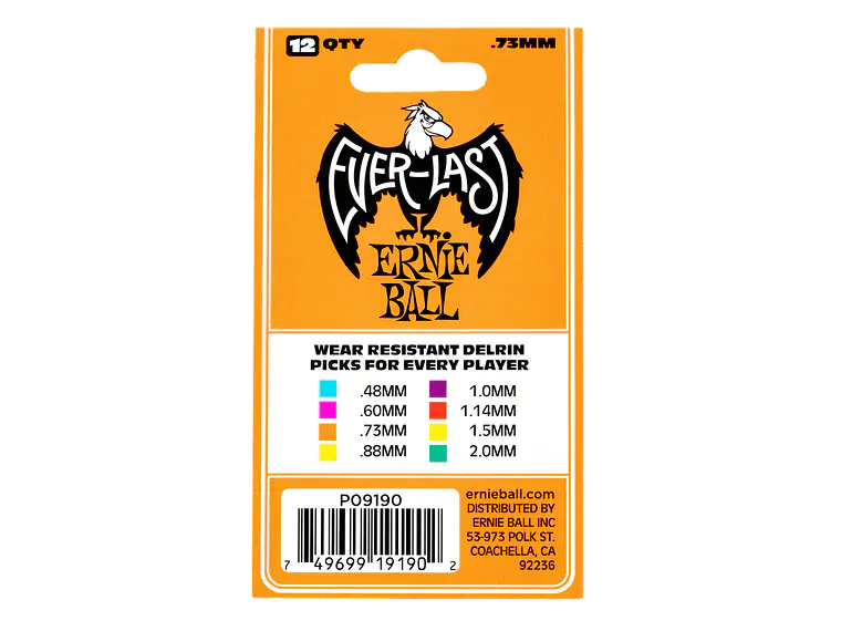 Ernie Ball Everlast 0.73mm - 12 unidades  3