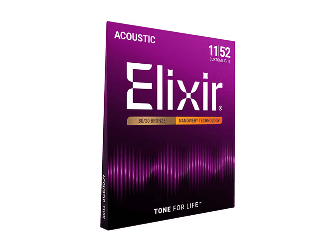 Elixir Nanoweb Custom Light 11-52 3