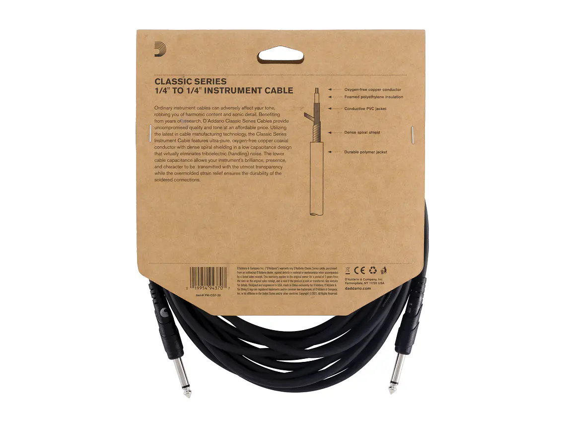 D'Addario PW-CGT-20 3