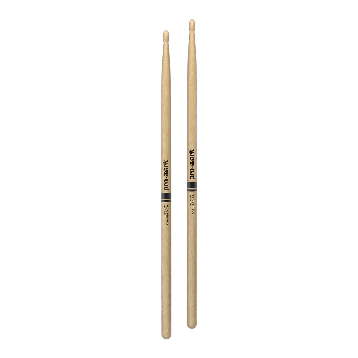 Baquetas Promark Forward 7A HICKORY Wood Tip 2