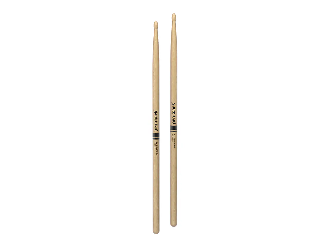 Baquetas Promark Forward 7A HICKORY Wood Tip 2