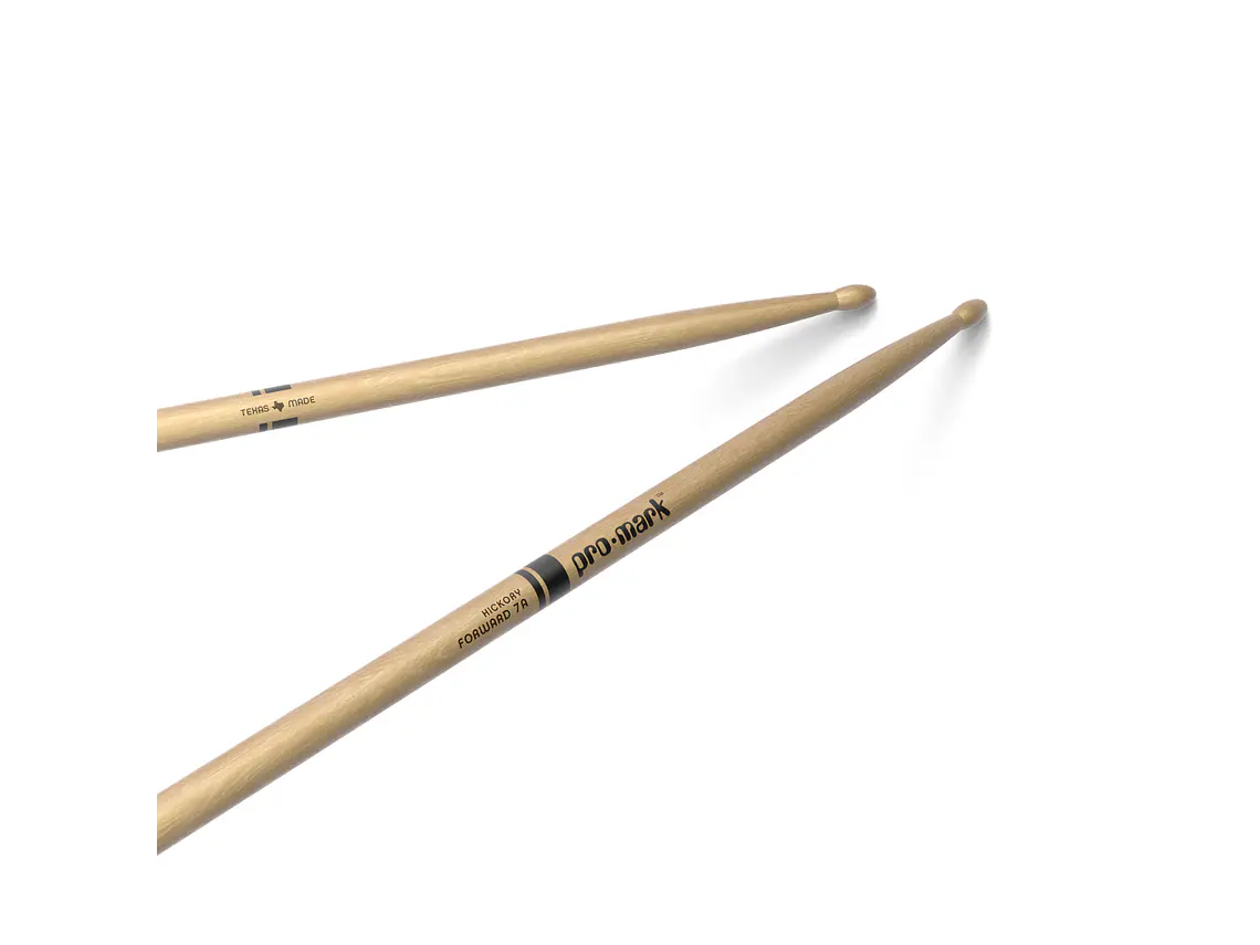 Baquetas Promark Forward 7A HICKORY Wood Tip 4