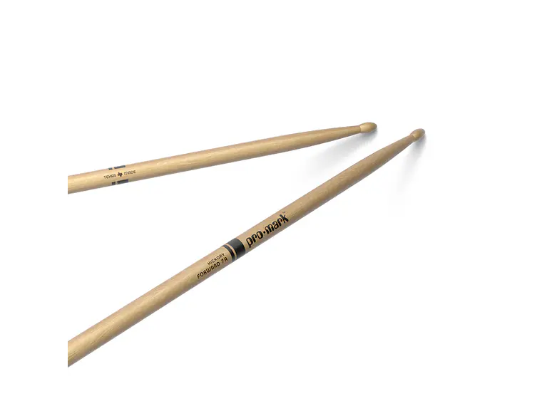 Baquetas Promark Forward 7A HICKORY Wood Tip 4