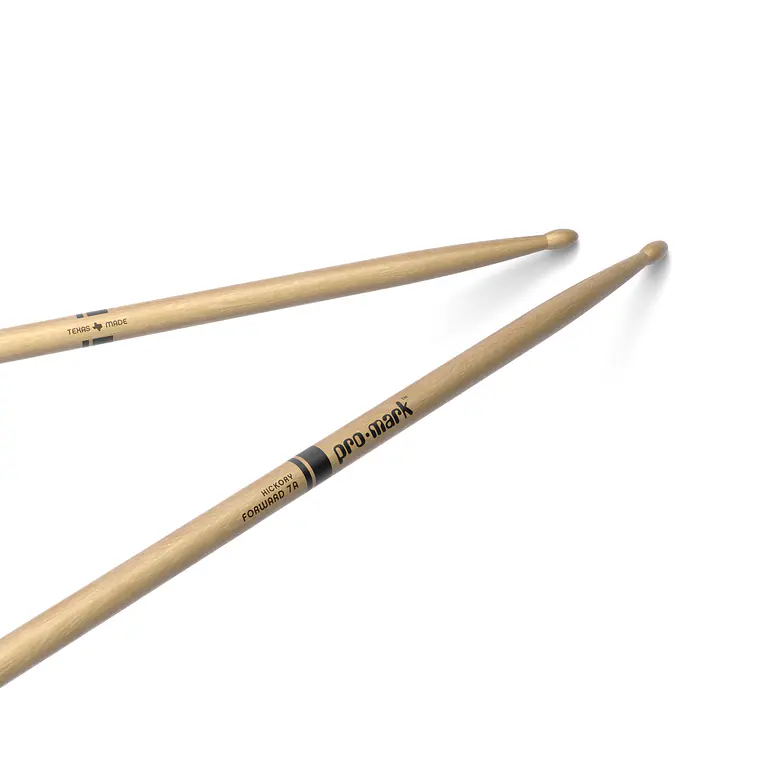 Baquetas Promark Forward 7A HICKORY Wood Tip 4