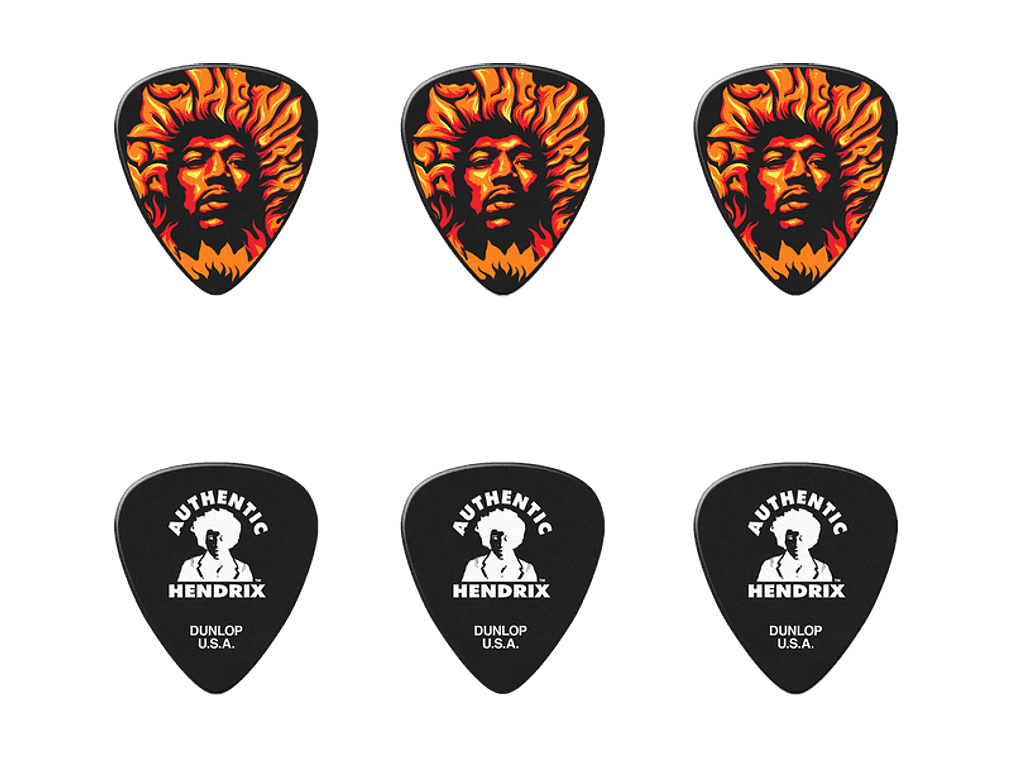 Dunlop Jimi Hendrix Voodo Fire - 6 unidades 3