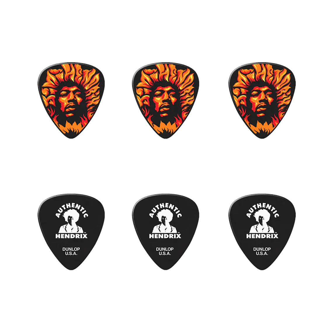 Dunlop Jimi Hendrix Voodo Fire - 6 unidades 3