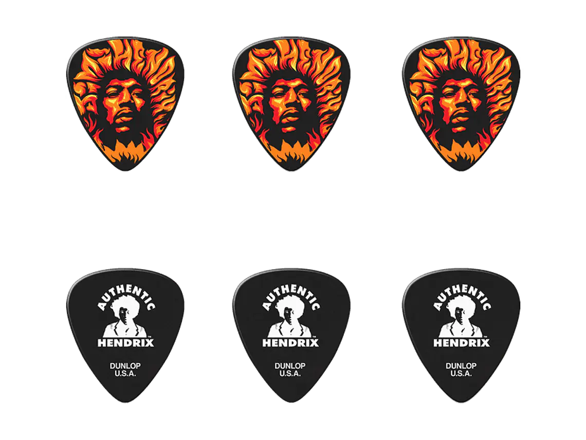 Dunlop Jimi Hendrix Voodo Fire - 6 unidades 3