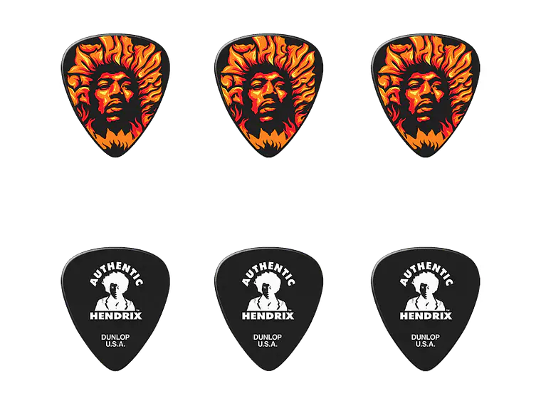 Dunlop Jimi Hendrix Voodo Fire - 6 unidades 3
