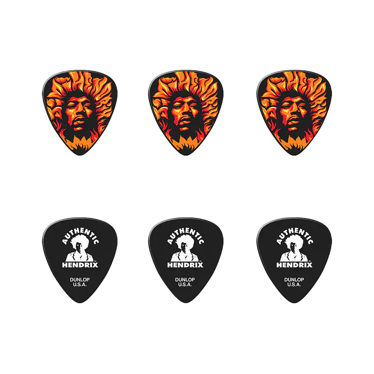 Dunlop Jimi Hendrix Voodo Fire - 6 unidades 3