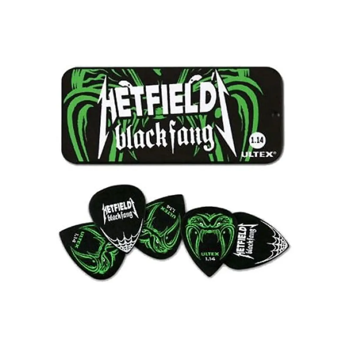 Palhetas Hetfield Black Fang - 1,14MM - 6 unids. 1