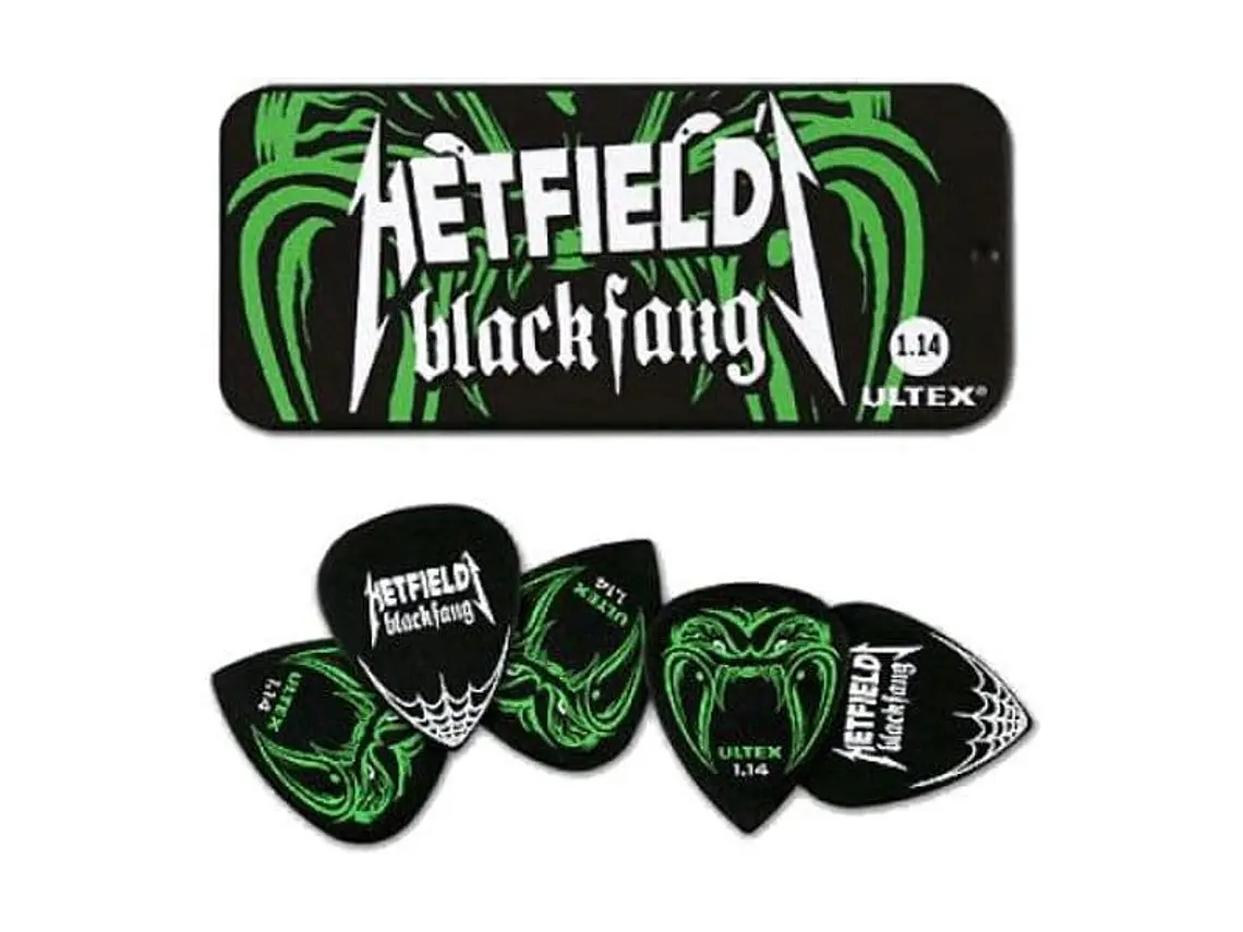 Palhetas Hetfield Black Fang - 1,14MM - 6 unids. 1