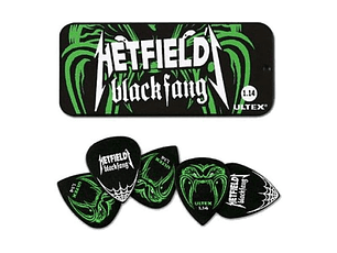 Palhetas HETFIELD, BLACK FANG, 1,14MM - 6 unidades