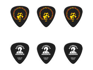 Palhetas SIGNATURE JIMI HENDRIX AURA MANDALA - 6 unidades