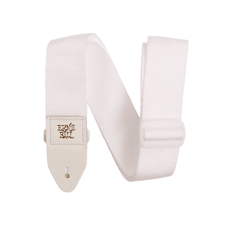 Correia Ernie Ball GUIT/ BAIXO POLYPRO - Branco & Branco 1