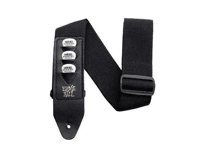 Correia Ernie Ball GUIT/ BAIXO POLYPRO com suporte para palhetas 1