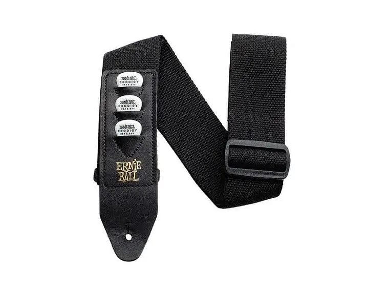 Correia Ernie Ball GUIT/ BAIXO POLYPRO com suporte para palhetas 1