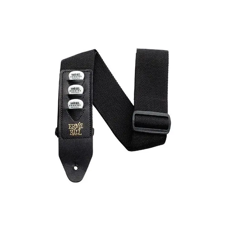 Correia Ernie Ball GUIT/ BAIXO POLYPRO com suporte para palhetas 1