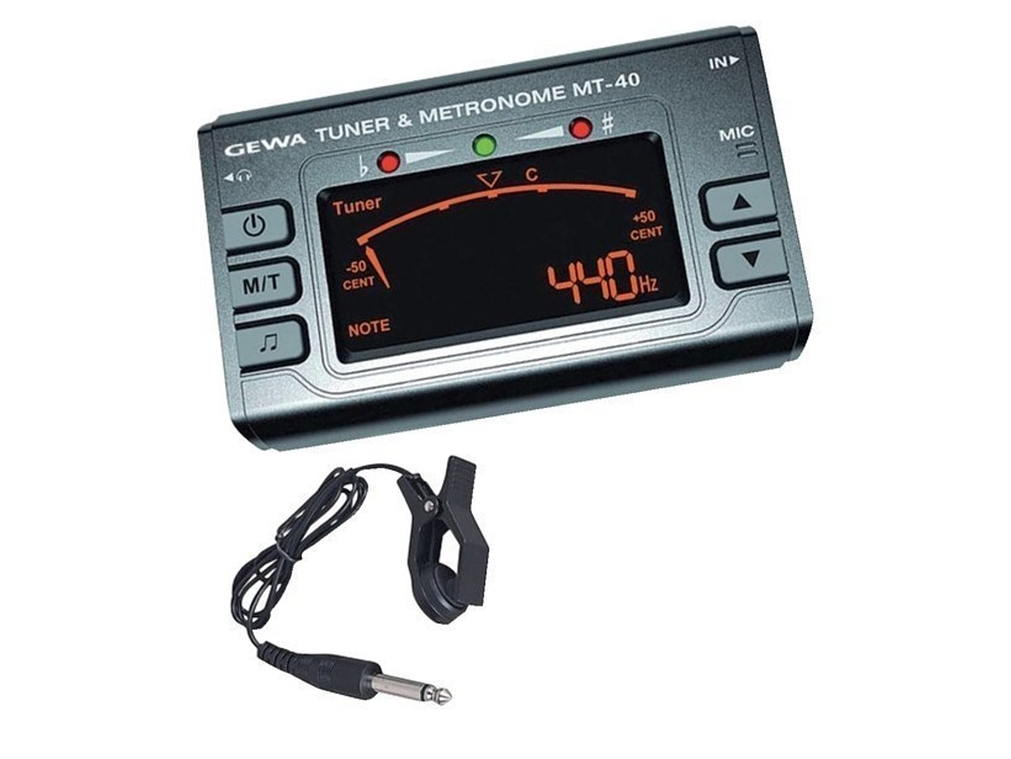 PURE GEWA Afinador/metrónomo MT-40 1