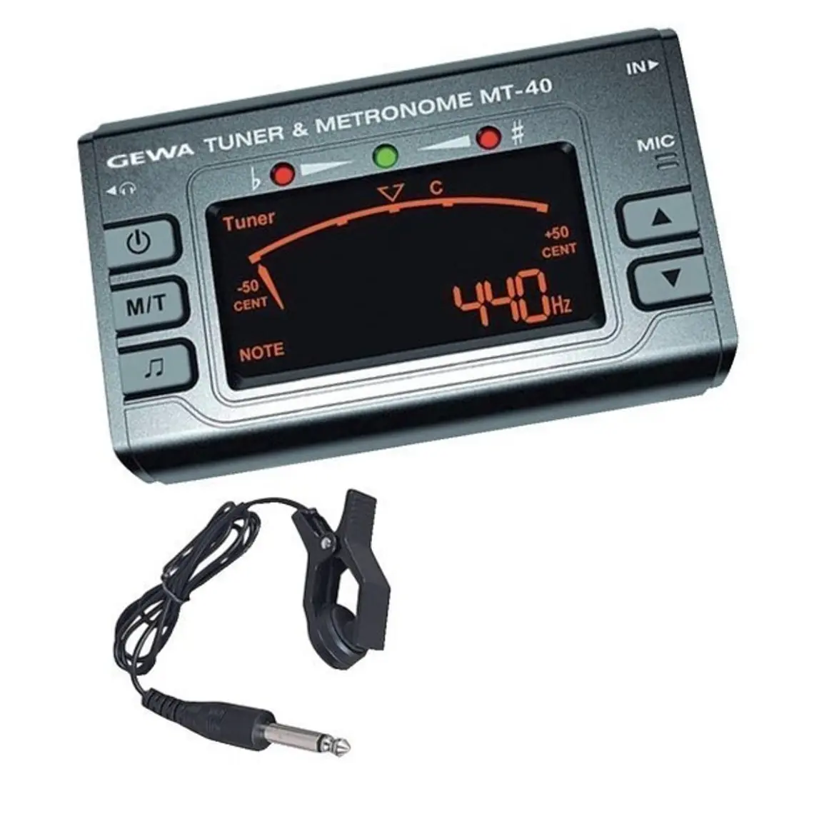 PURE GEWA Afinador/metrónomo MT-40 1