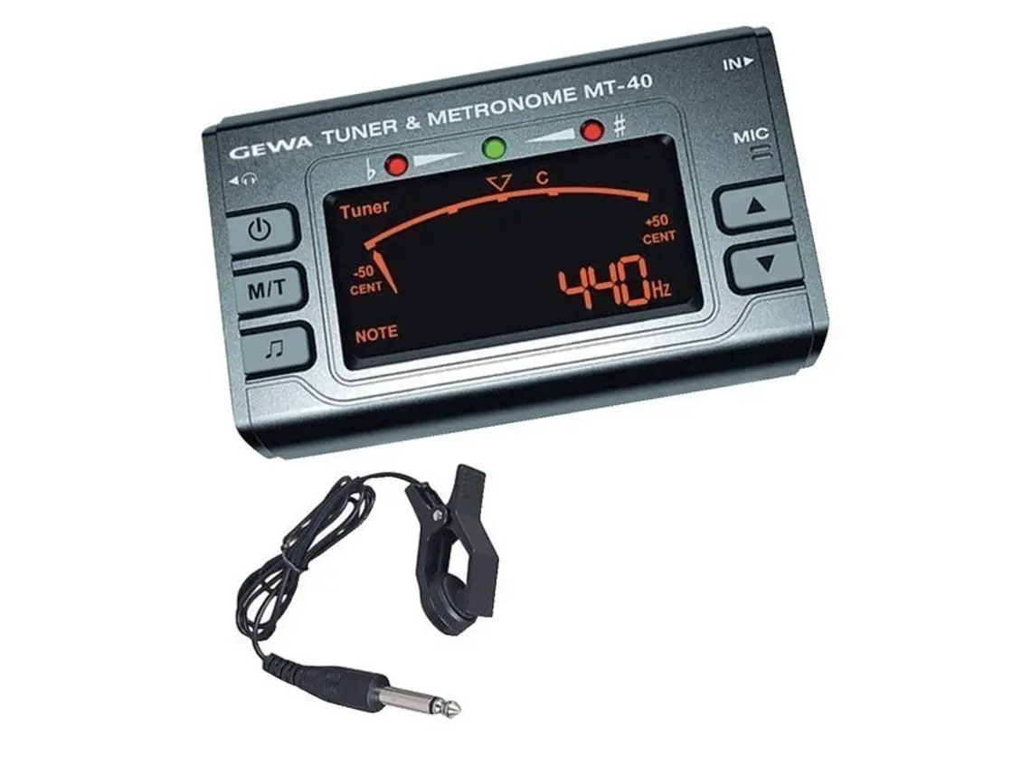 PURE GEWA Afinador/metrónomo MT-40 1