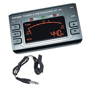PURE GEWA Afinador/metrónomo MT-40