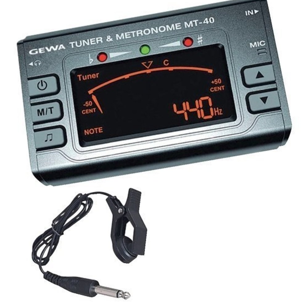 PURE GEWA Afinador/metrónomo MT-40 1