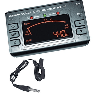 PURE GEWA Afinador/metrónomo MT-40