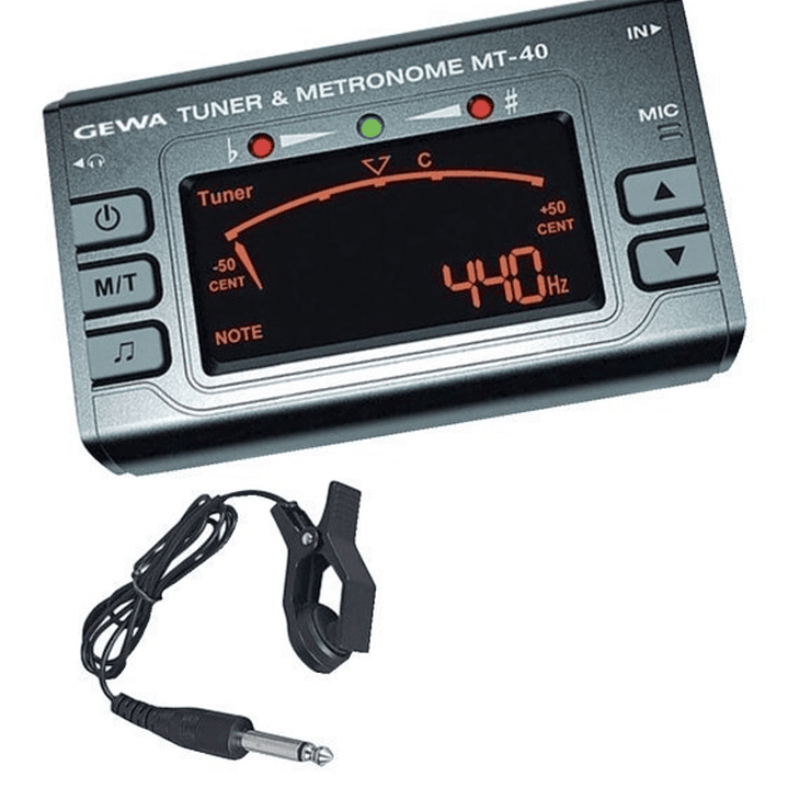 PURE GEWA Afinador/metrónomo MT-40 1