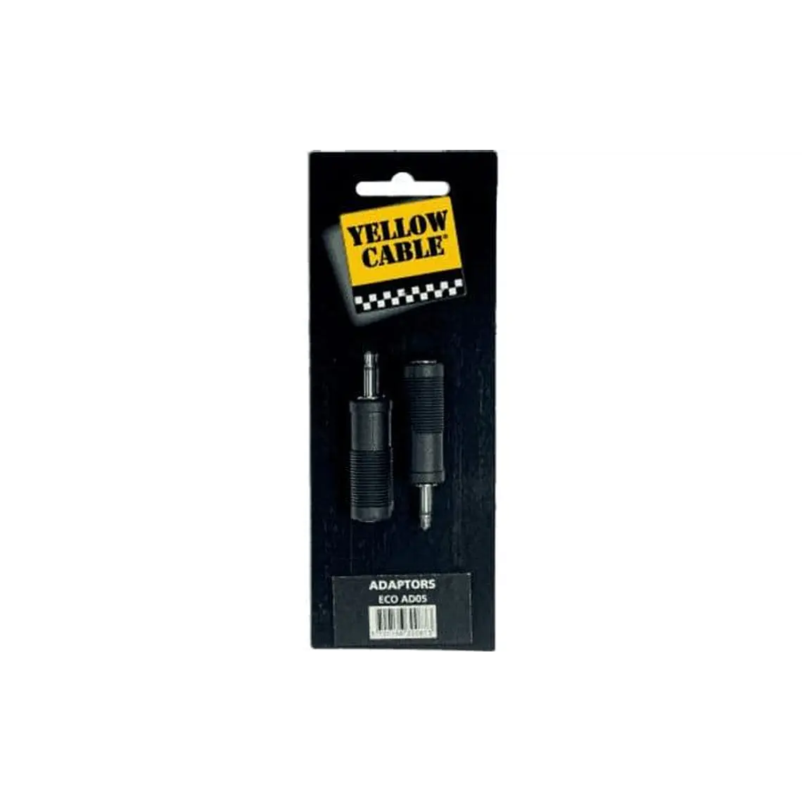 ADAPTADOR DE JACK MACHO MONO DE 3.5 MM A JACK FÊMEA MONO DE 6.5 MM 1