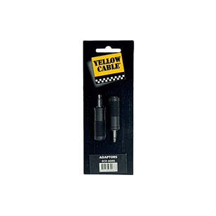 ADAPTADOR DE JACK MACHO MONO DE 3.5 MM A JACK FÊMEA MONO DE 6.5 MM