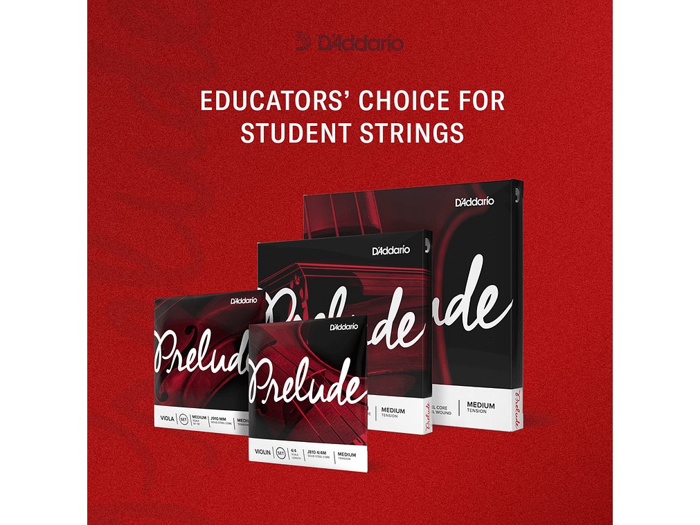 D'Addario Prelude Cello Single C String, 4/4 Scale, Medium Tension 1
