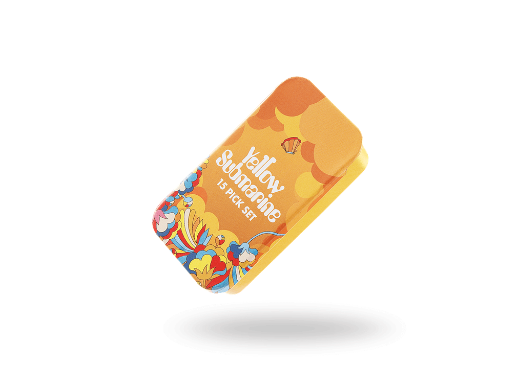 D'Addario Beatles Yellow Submarine 55th Anniversary Guitar Picks, Primrose Prairie, Medium Gauge (.70mm), 15-Pack 3