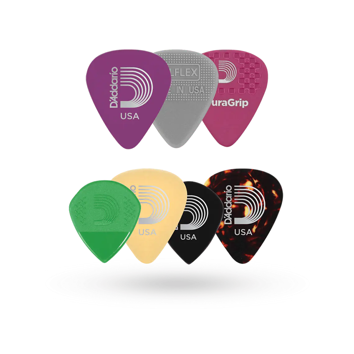 D'Addario Variety Pack Heavy (7 palhetas) 1