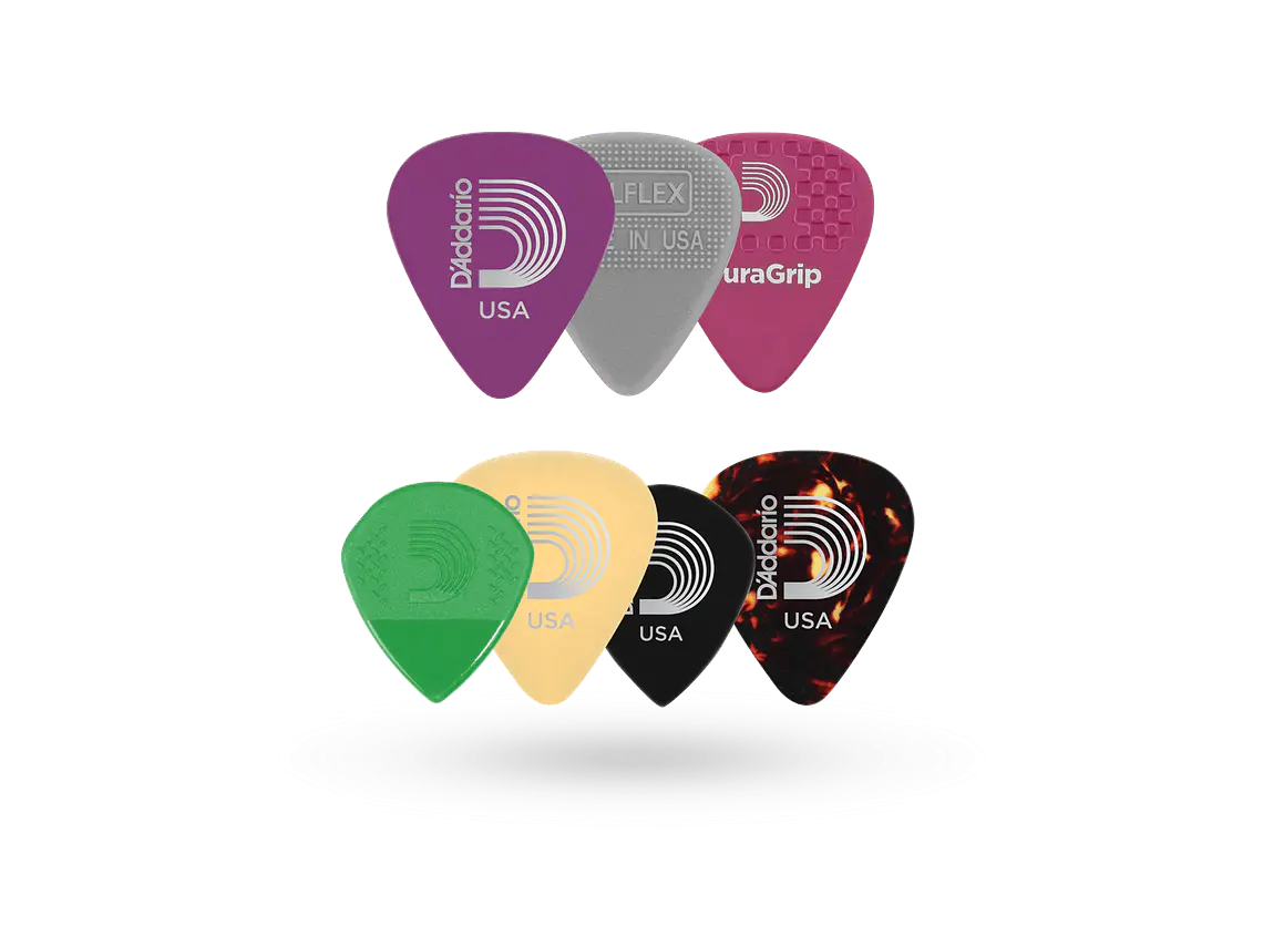 D'Addario Variety Pack Heavy (7 palhetas) 1