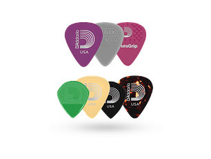 D'ADDARIO 7 PALHETAS VARIETY PACK - HEAVY 