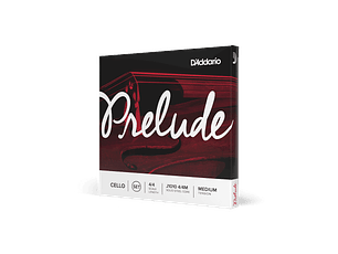 D'Addario Prelude Cello Single D String, 4/4 Scale, Medium Tension