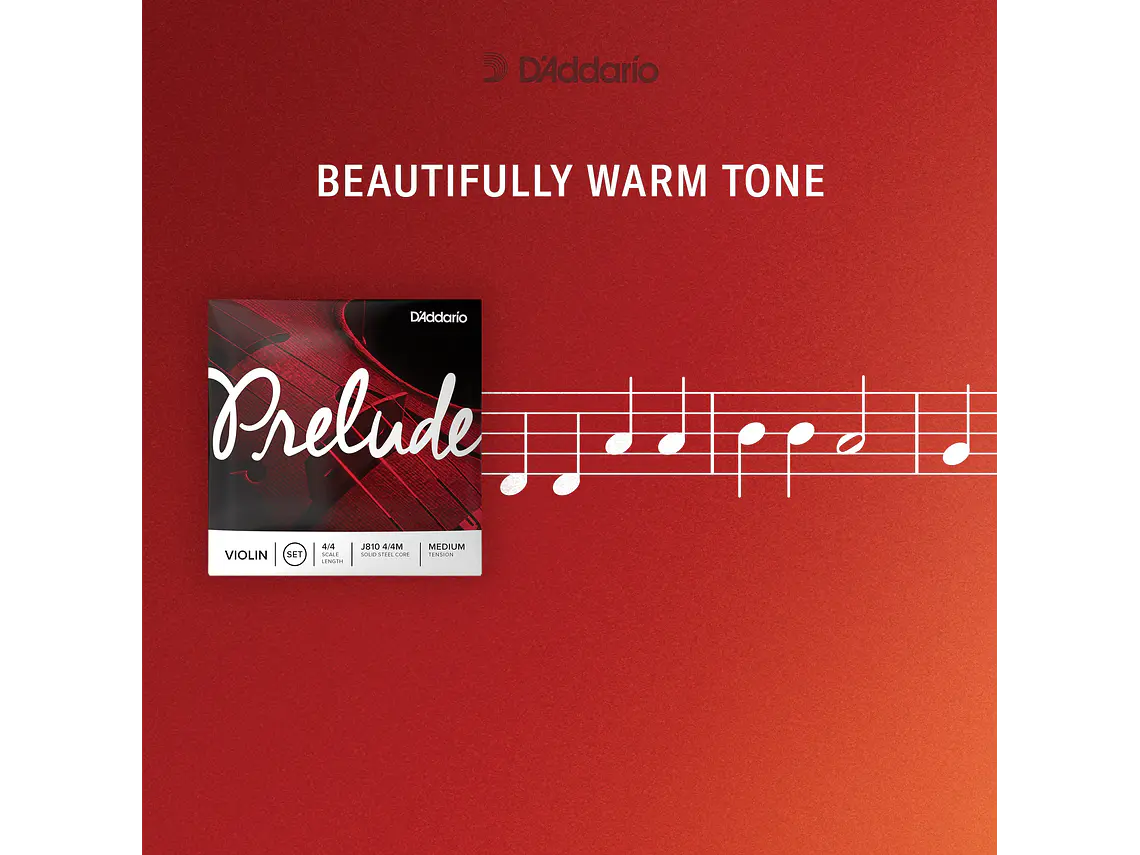 D'Addario Prelude Cello Single A String, 4/4 Scale, Medium Tension 5