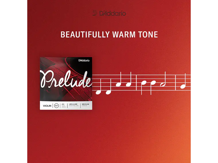 D'Addario Prelude Cello Single A String, 4/4 Scale, Medium Tension 5