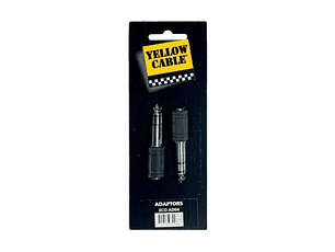 Adaptador de jack macho de 6.5 mm - fêmea de 3.5 mm