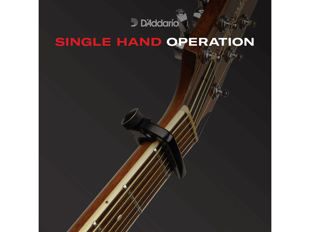 D'ddario Pro Plus Capo, Black 11