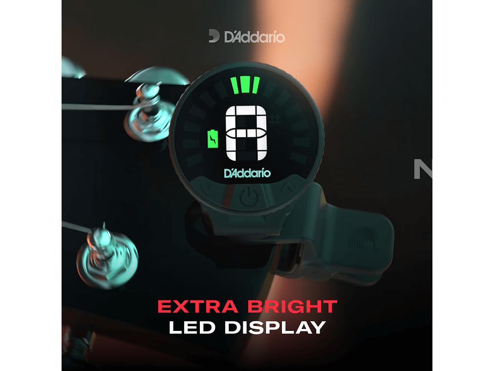 D'Addario Nexxus 360 Rechargeable Guitar Tuner 5