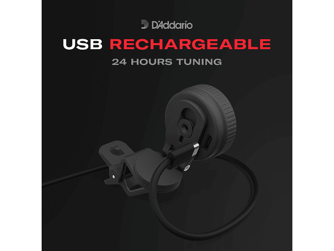 D'Addario Nexxus 360 Rechargeable Guitar Tuner 3