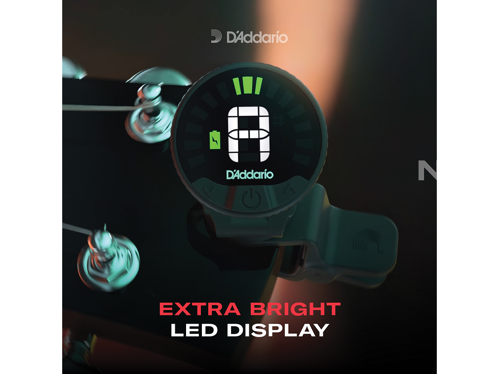 D'Addario Nexxus 360 Rechargeable Guitar Tuner 11