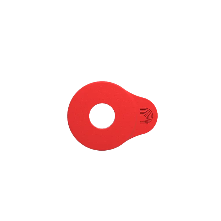 D'Addario Flex Lock Strap Blocks Vermelho 2