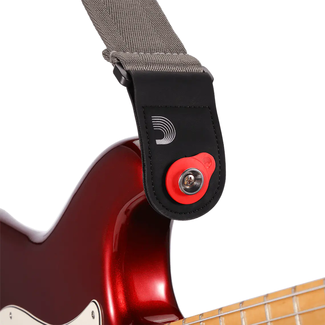 D'Addario Flex Lock Strap Blocks Vermelho 1