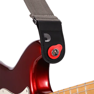 D'Addario Flex Lock Strap Blocks Vermelho
