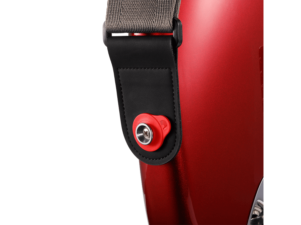 D'Addario Flex Lock Strap Blocks Vermelho 4