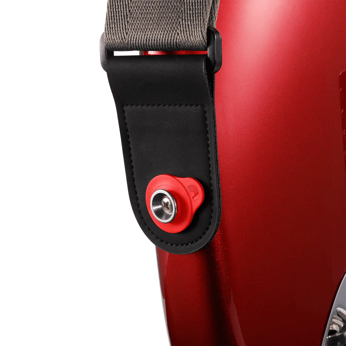 D'Addario Flex Lock Strap Blocks Vermelho 4
