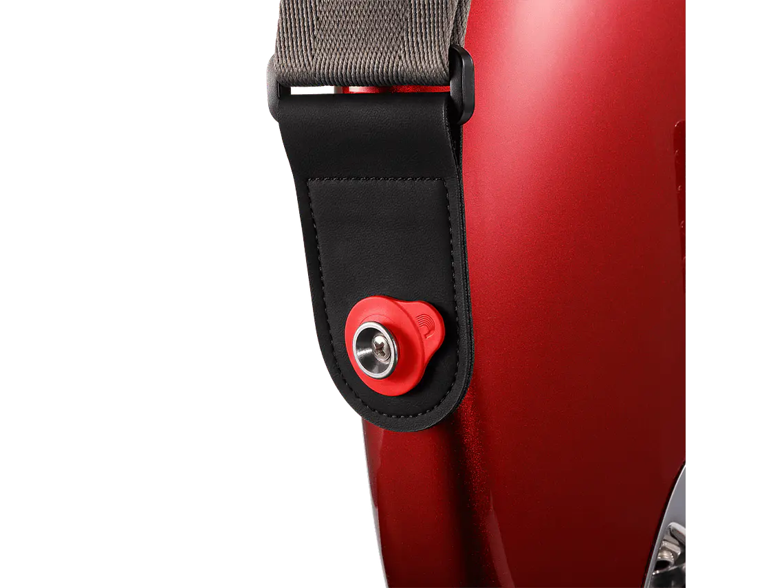 D'Addario Flex Lock Strap Blocks Vermelho 4